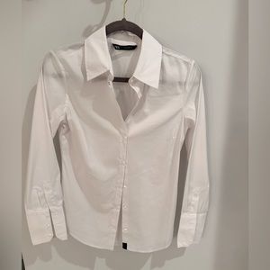 Zara white shirt